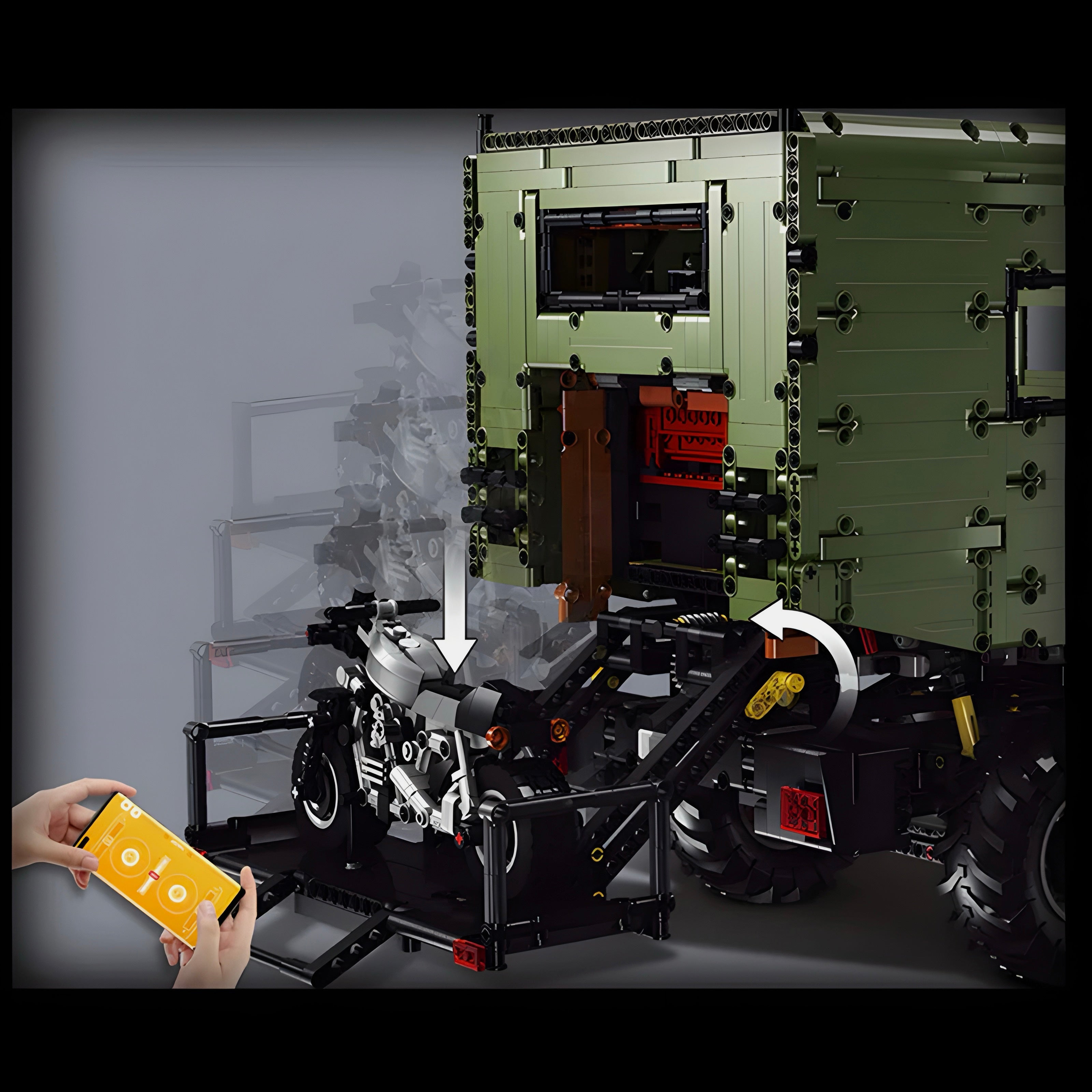 Ferngesteuerter 6-rädriger Unimog | 6690 Stück