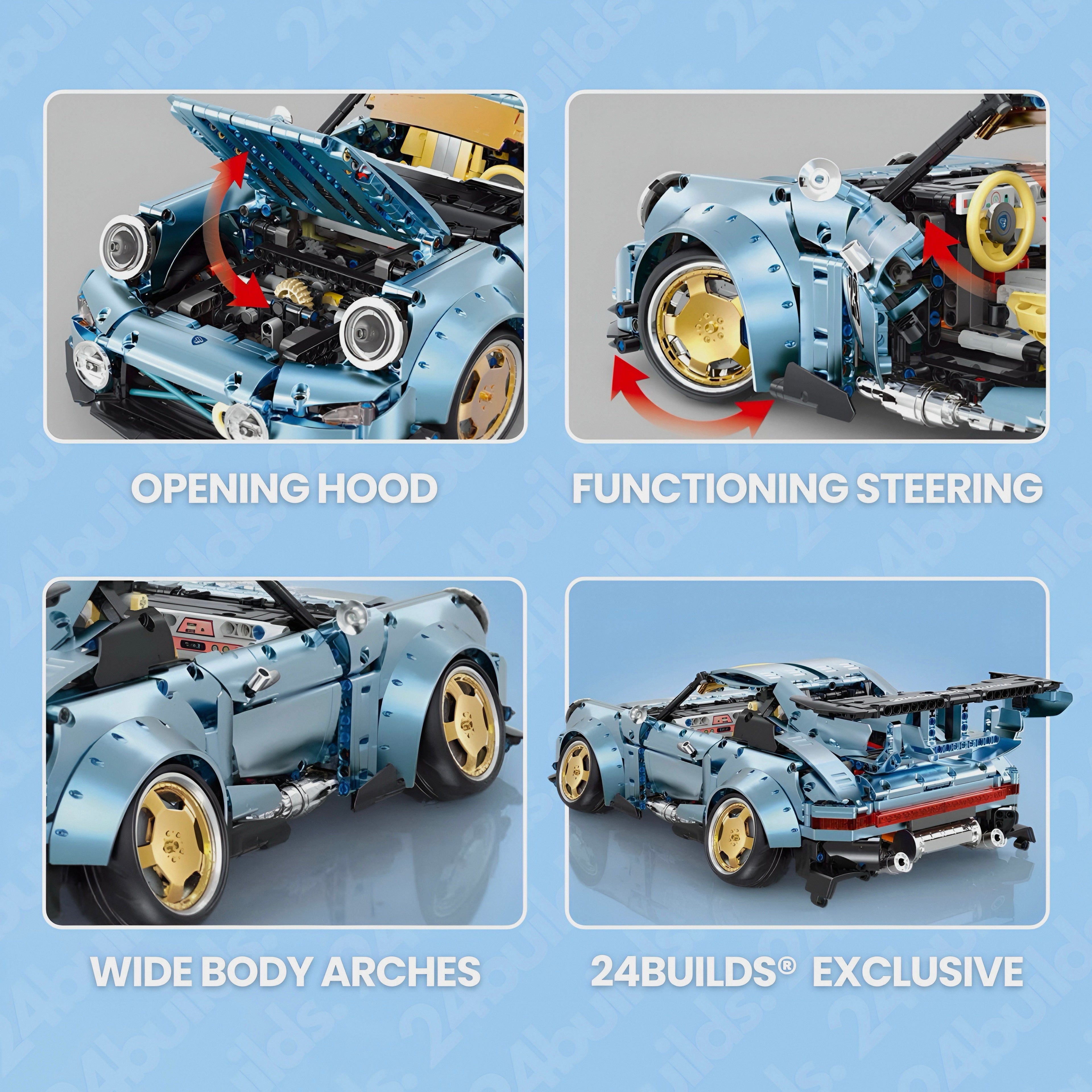 Babyblau 911 (993) RWB | 2368 Stück