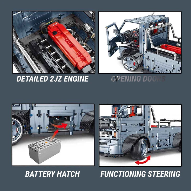 Großer japanischer 2JZ-Truck | 2492 Stück