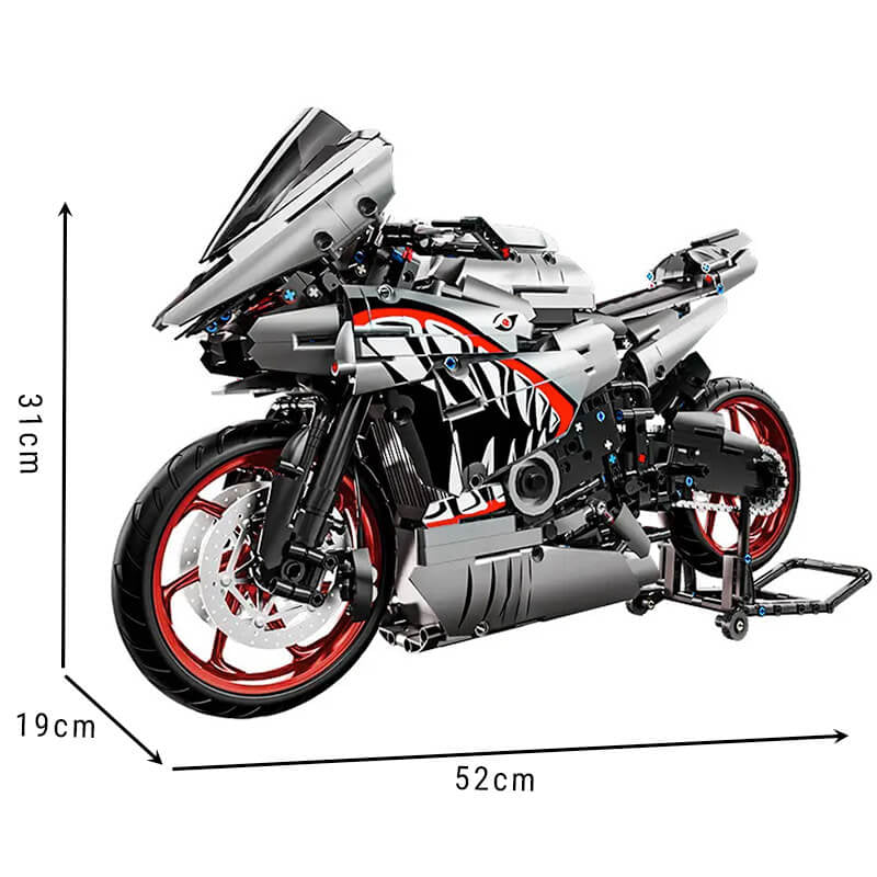 Japanisches Shark Performance-Motorrad | 2128 Stück