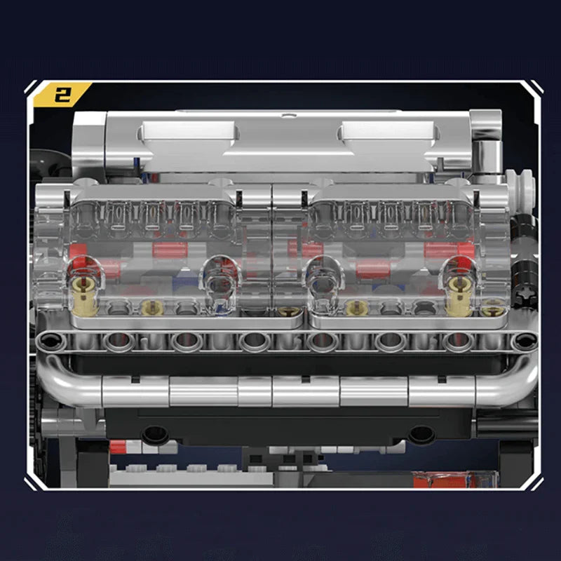 Motorisierter V8-Motor | 534 Stück