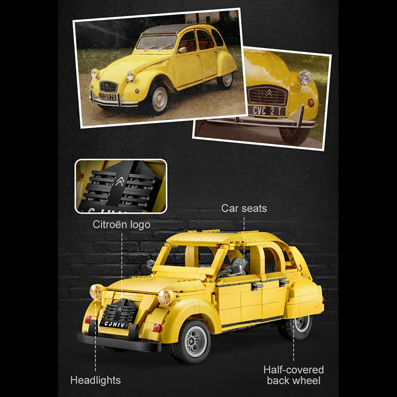 Ferngesteuerter Citroën 2CV | 1238 Stück