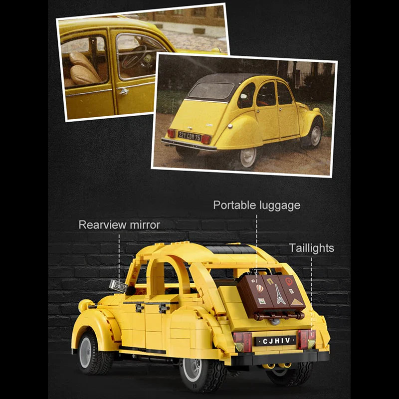 Ferngesteuerter Citroën 2CV | 1238 Stück