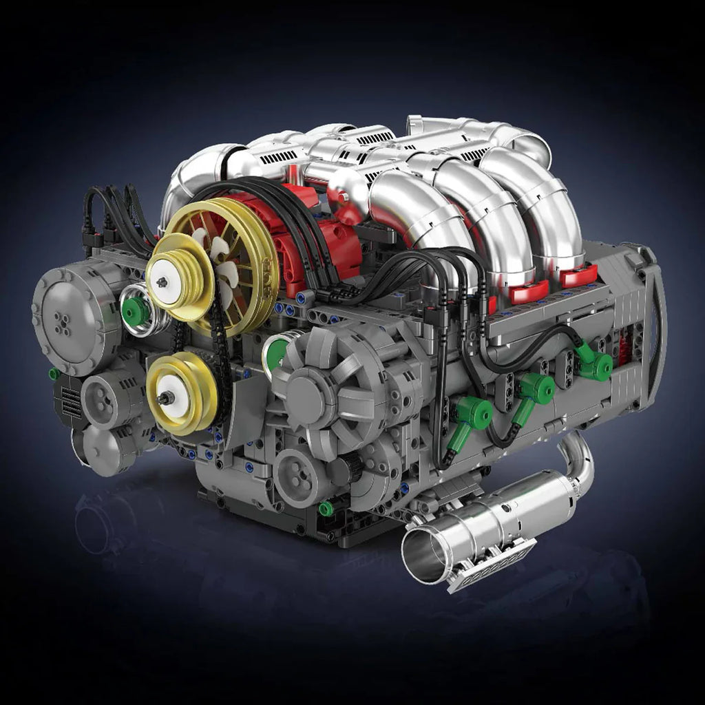 Motorisierter Flat-6-Motor | 2376 Stück