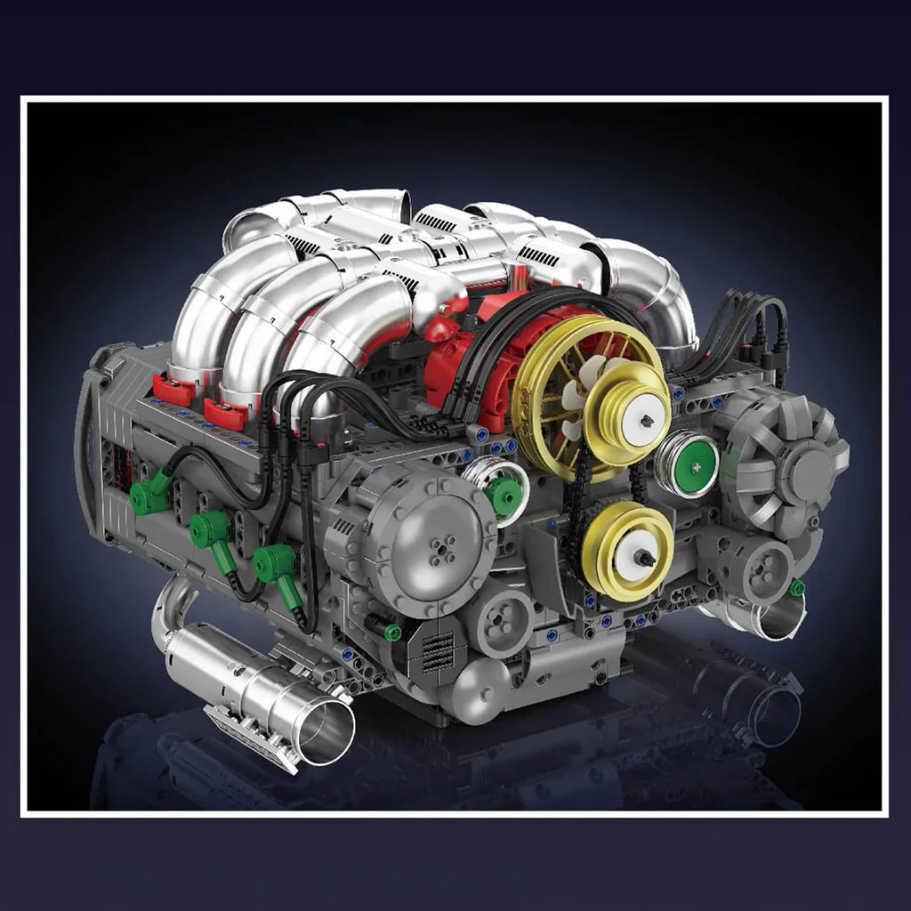 Motorisierter Flat-6-Motor | 2376 Stück