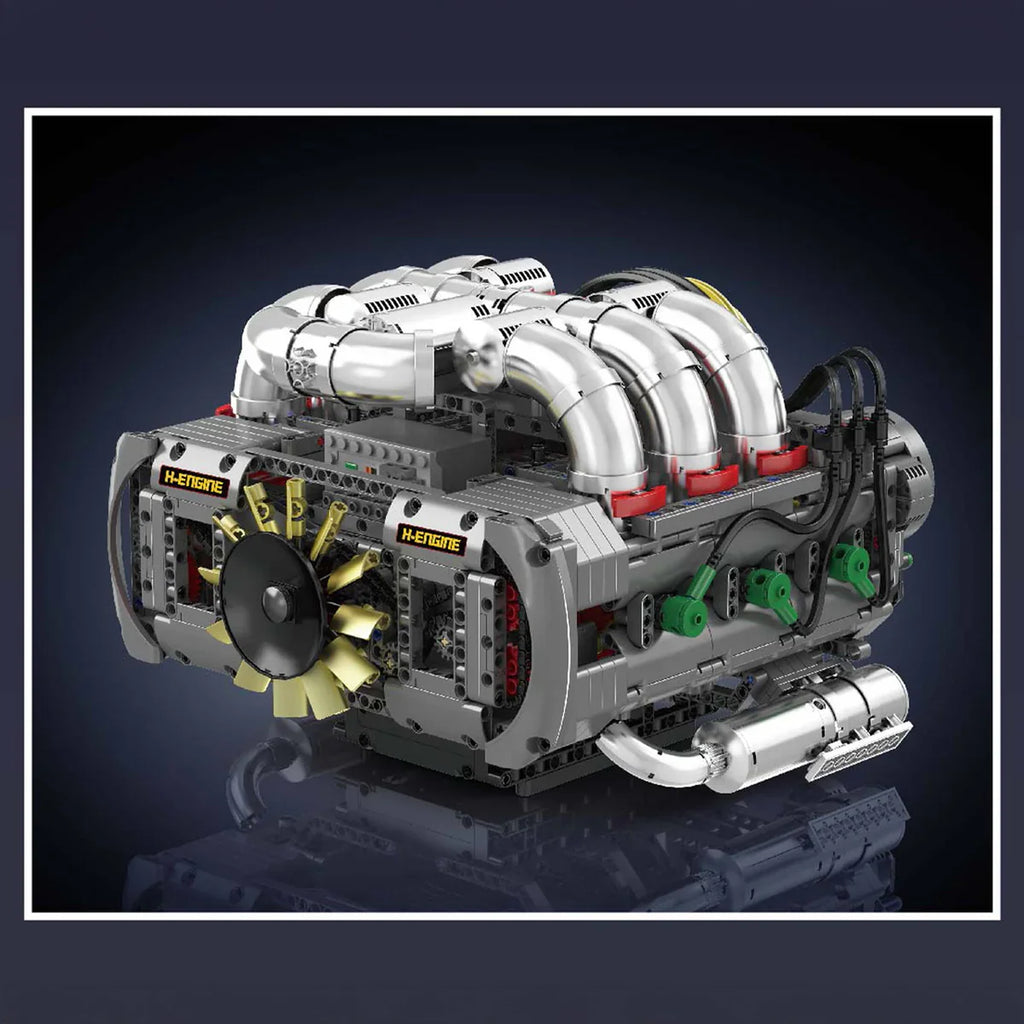 Motorisierter Flat-6-Motor | 2376 Stück
