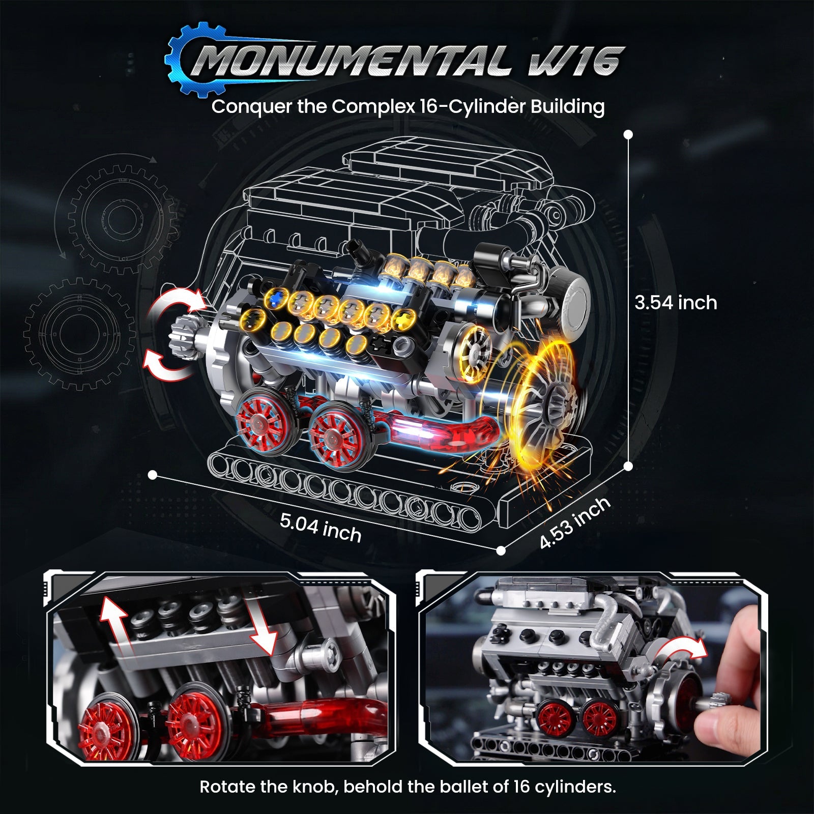 Motorisiertes Hypercar-Motoren-Trio
