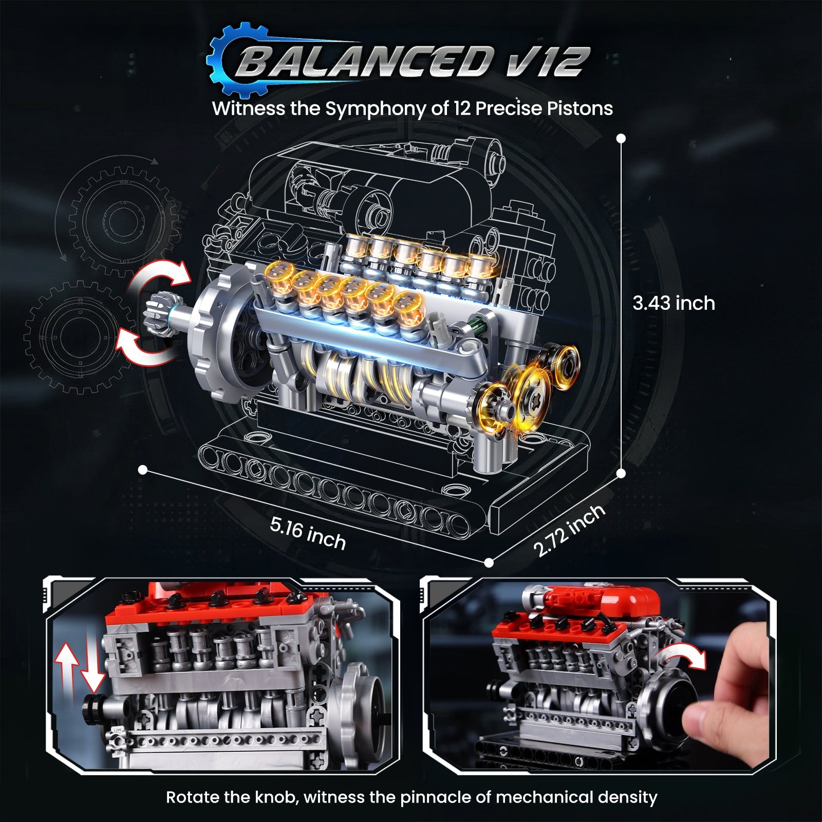 Motorisiertes Hypercar-Motoren-Trio