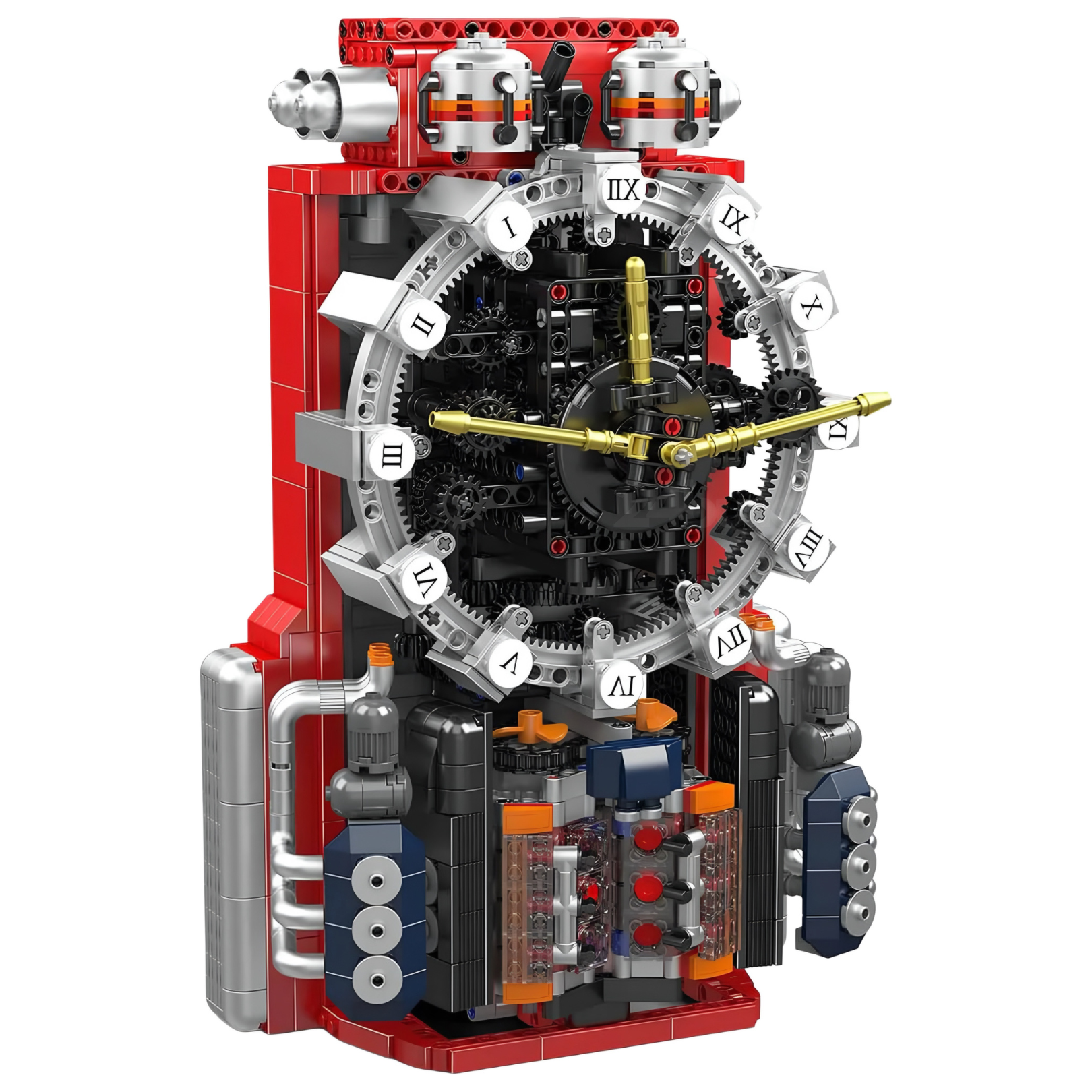 Motorisierte mechanische Cyberpunk-Uhr | 1602 Stück
