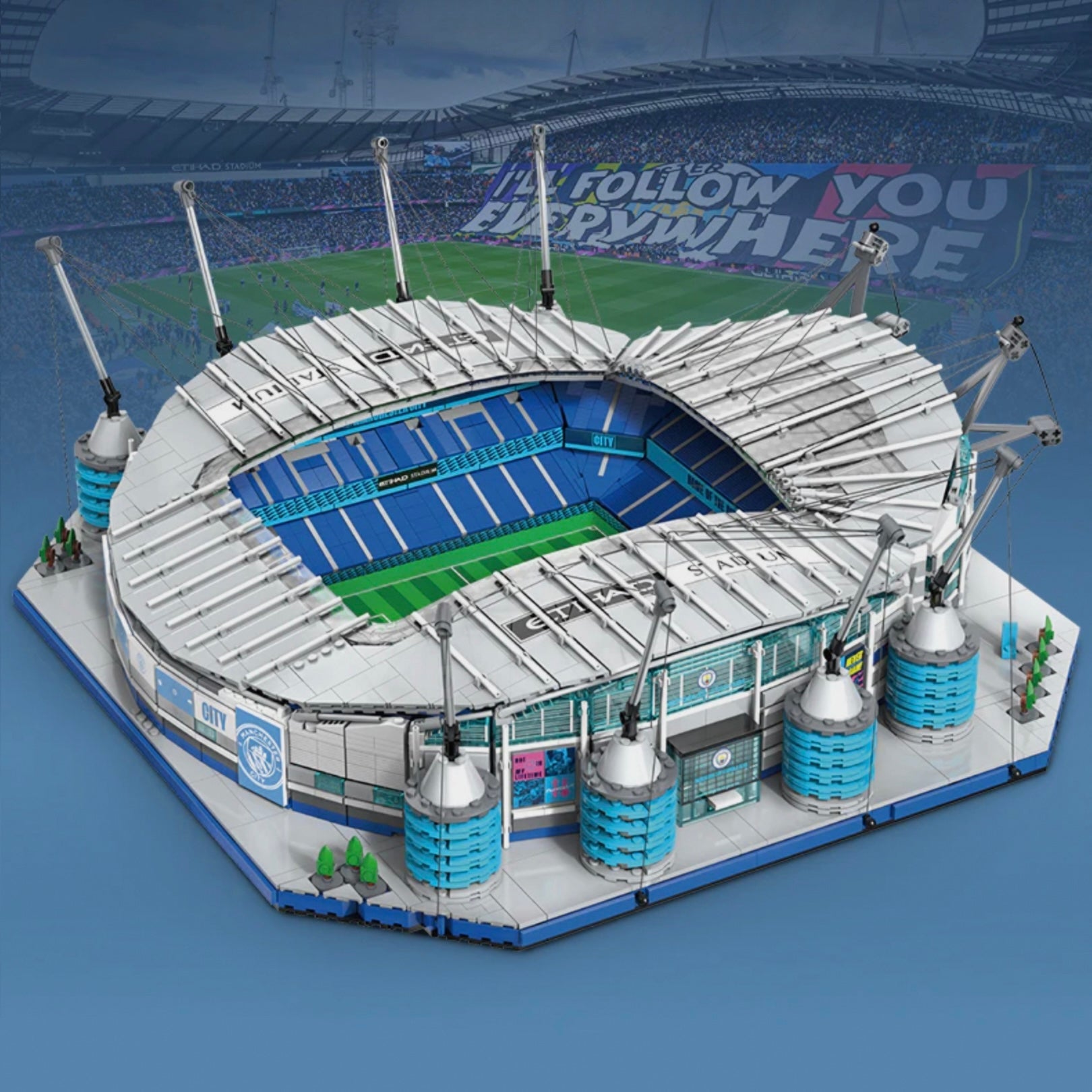 Etihad-Stadion des Manchester City Football Club | 4472 Stück