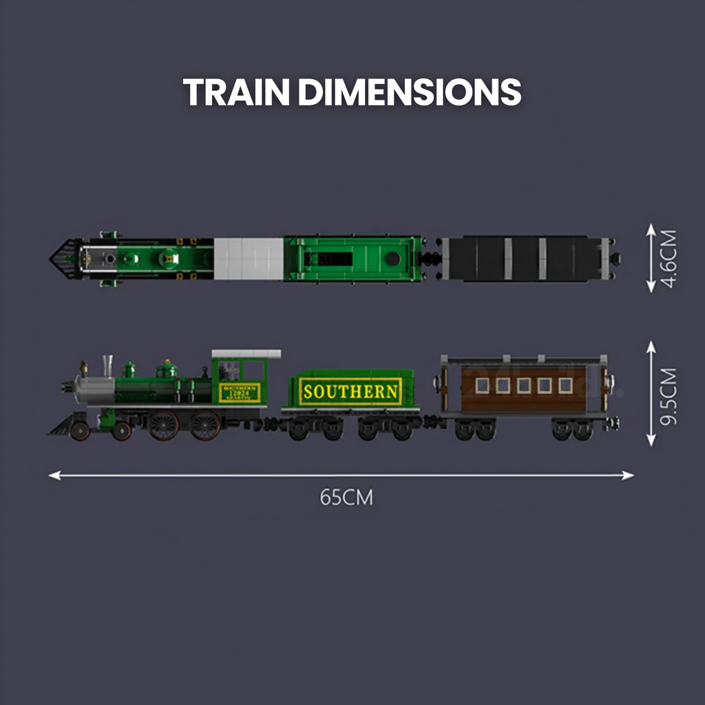 Ferngesteuerte Süddampflokomotive | 1214 Stück