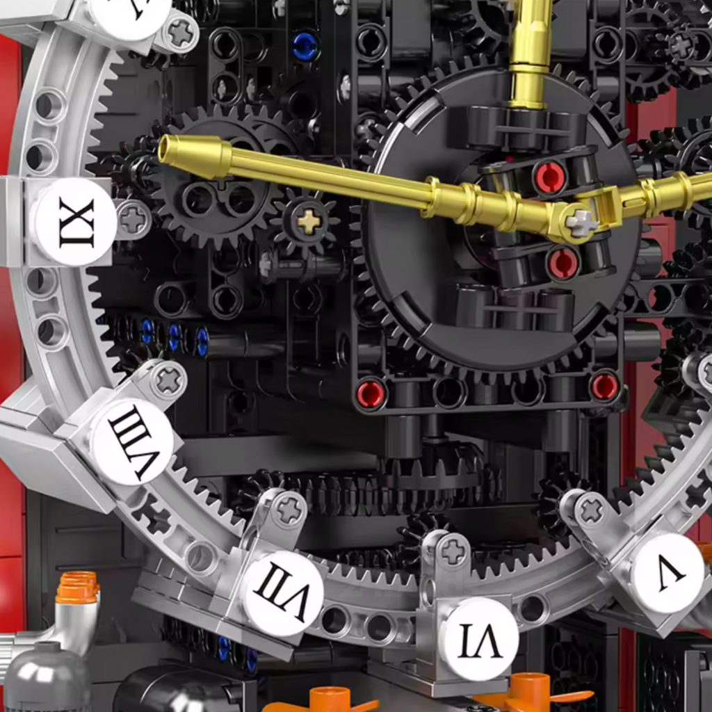 Motorisierte mechanische Cyberpunk-Uhr | 1602 Stück