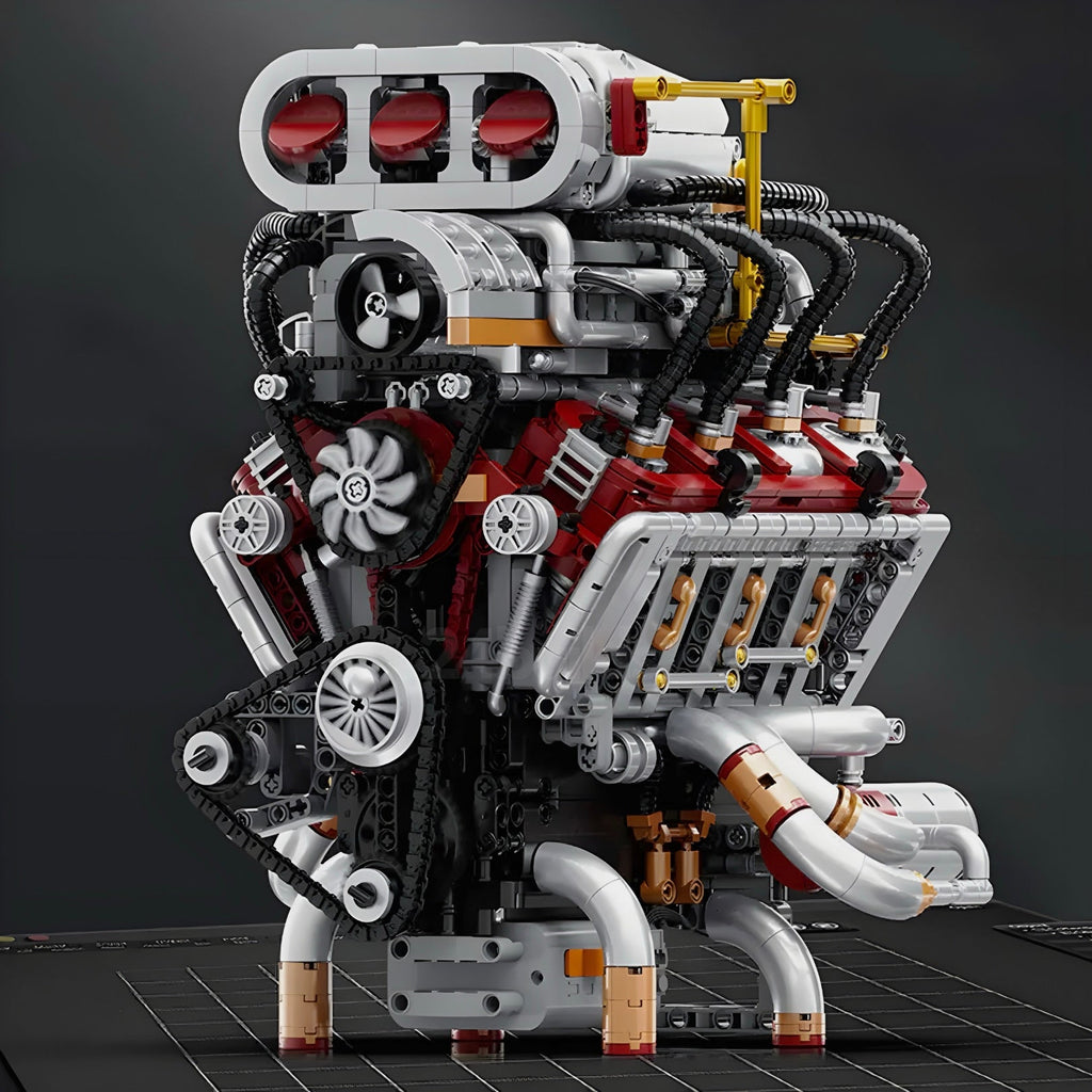 Aufgeladener amerikanischer V8-Motor | 2348 Stück
