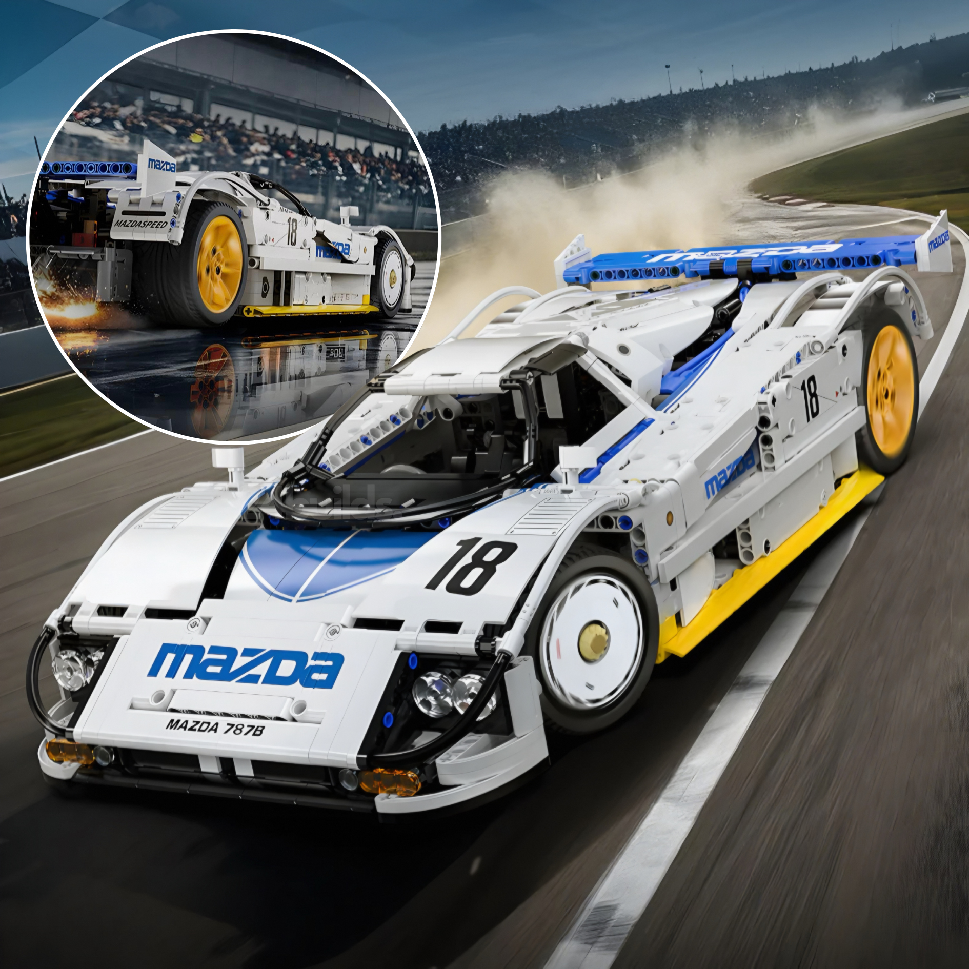 Ferngesteuerter Mazda 787B | 1796 Stück