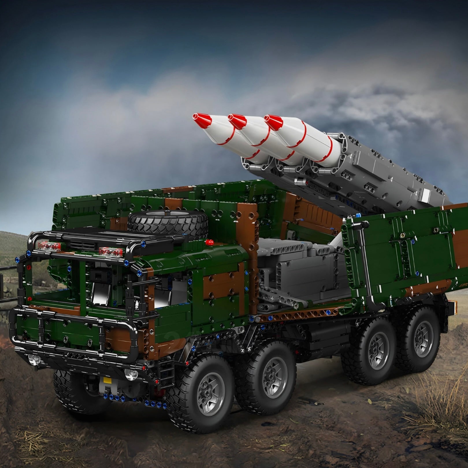 Ferngesteuerter Raketenwerfer-LKW | 3594 Stück