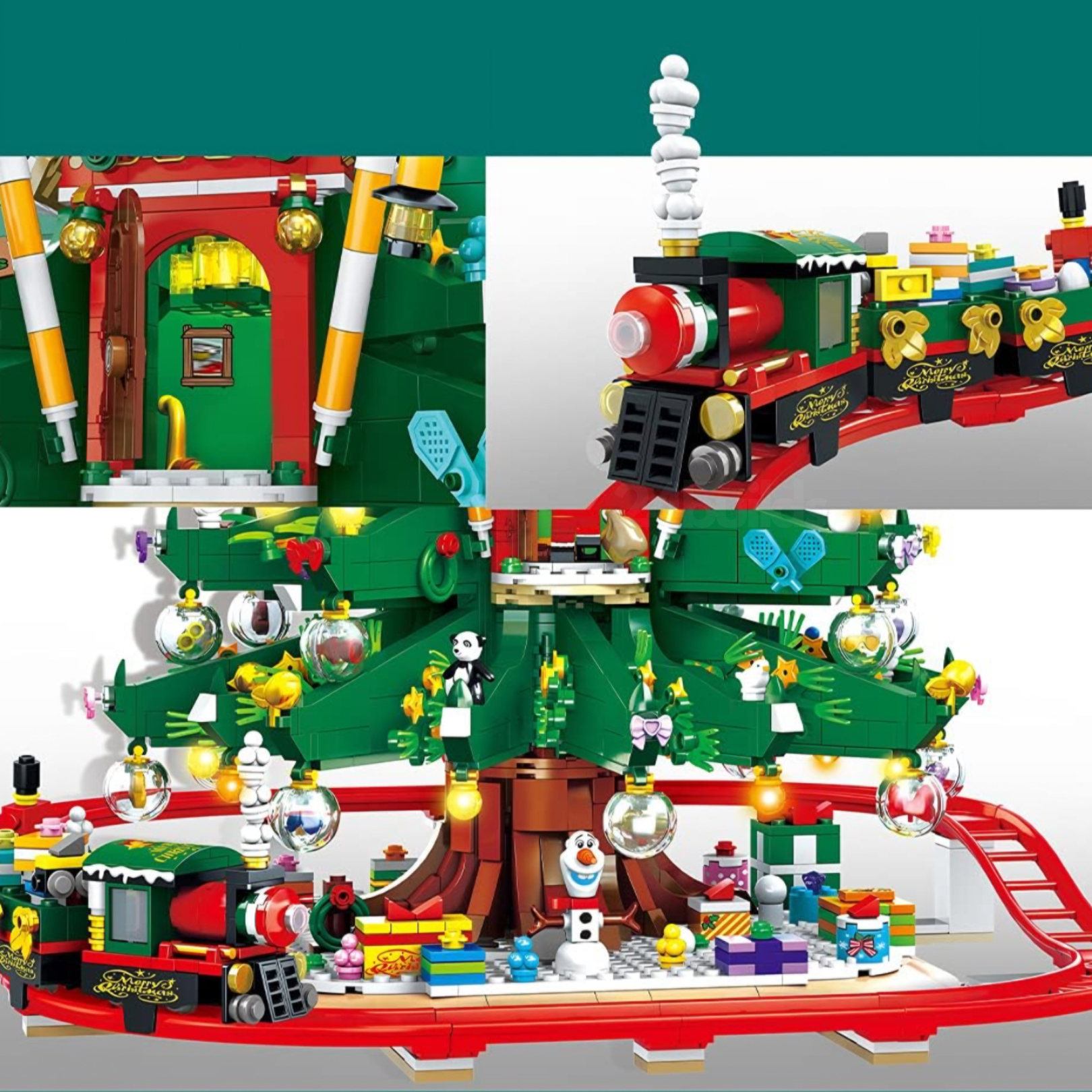 Limited Edition Weihnachtsbaum-Achterbahn | 2102 Stück