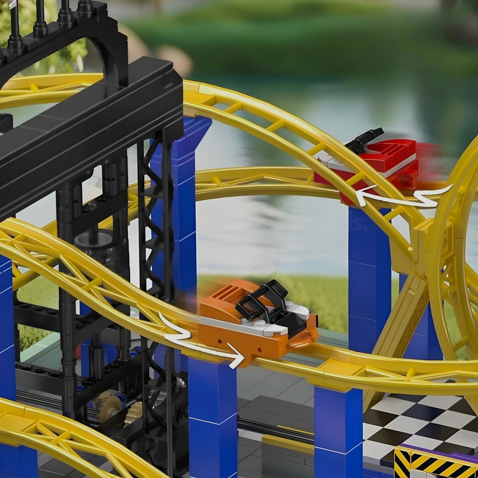 Motorisierte Achterbahn | 1708 Stück