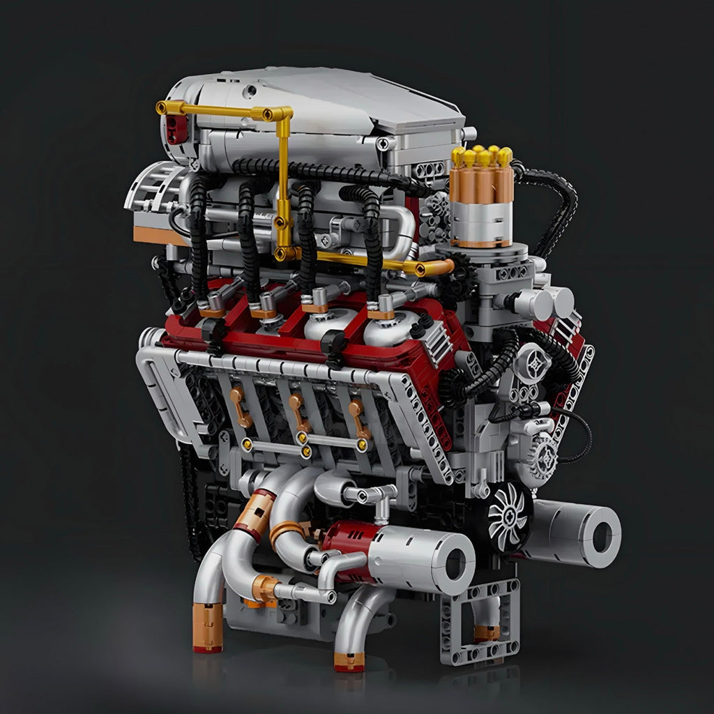 Aufgeladener amerikanischer V8-Motor | 2348 Stück