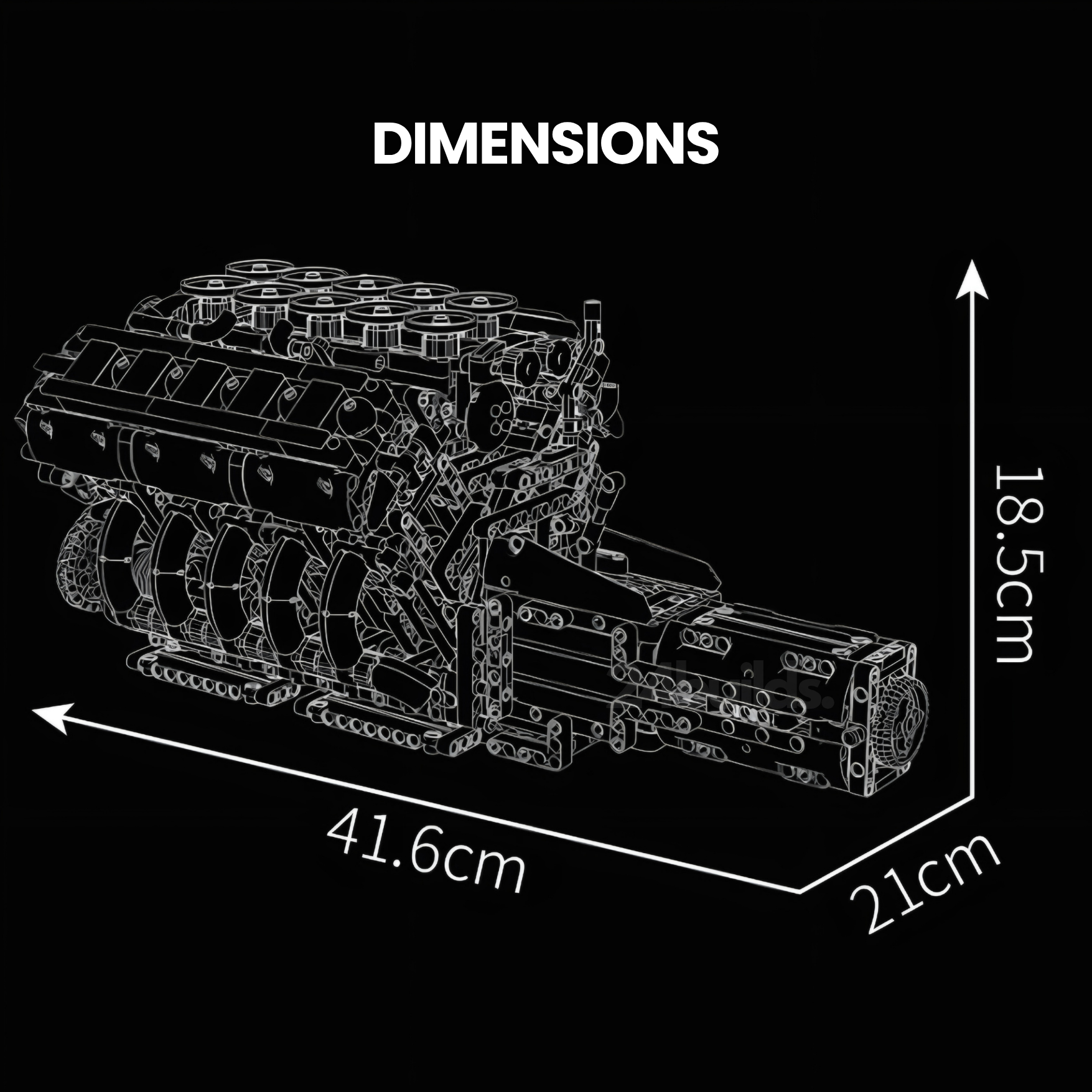 Japanischer V10-Performance-Motor | 1834 Stück