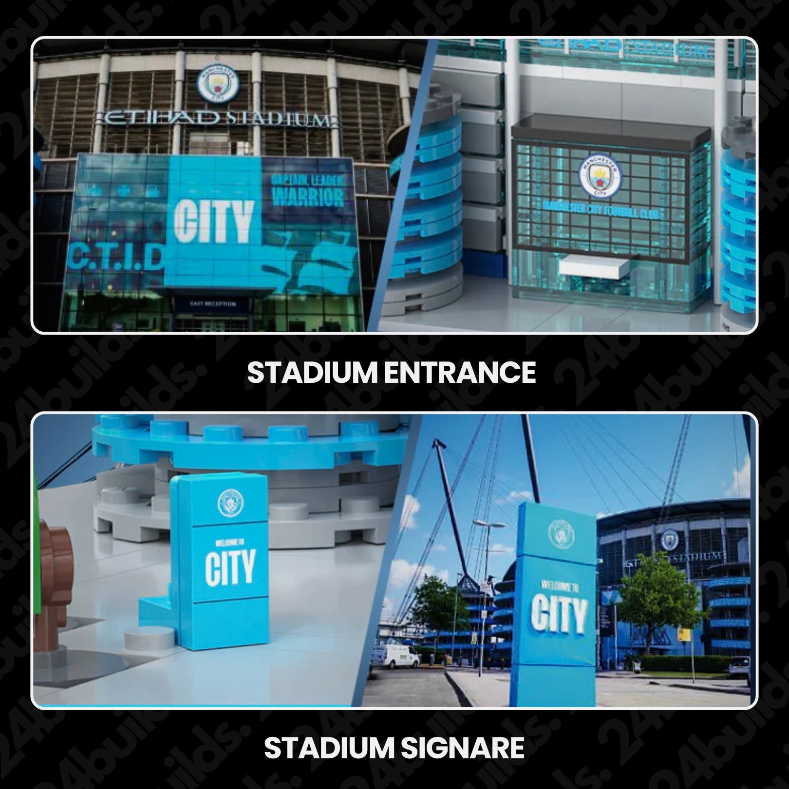 Etihad-Stadion des Manchester City Football Club | 4472 Stück