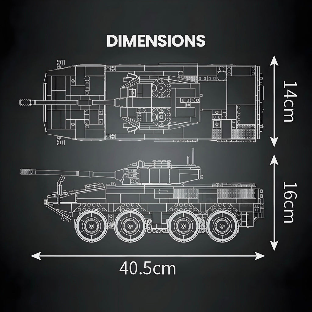Ferngesteuerter ZTL-11 Panzer | 1292 Stück