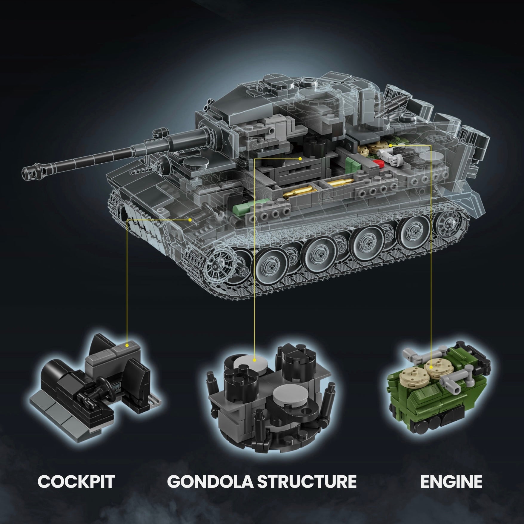 Deutscher schwerer Panzer des Zweiten Weltkriegs | 1772 Stück