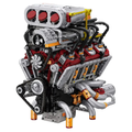 Aufgeladener amerikanischer V8-Motor | 2348 Stück
