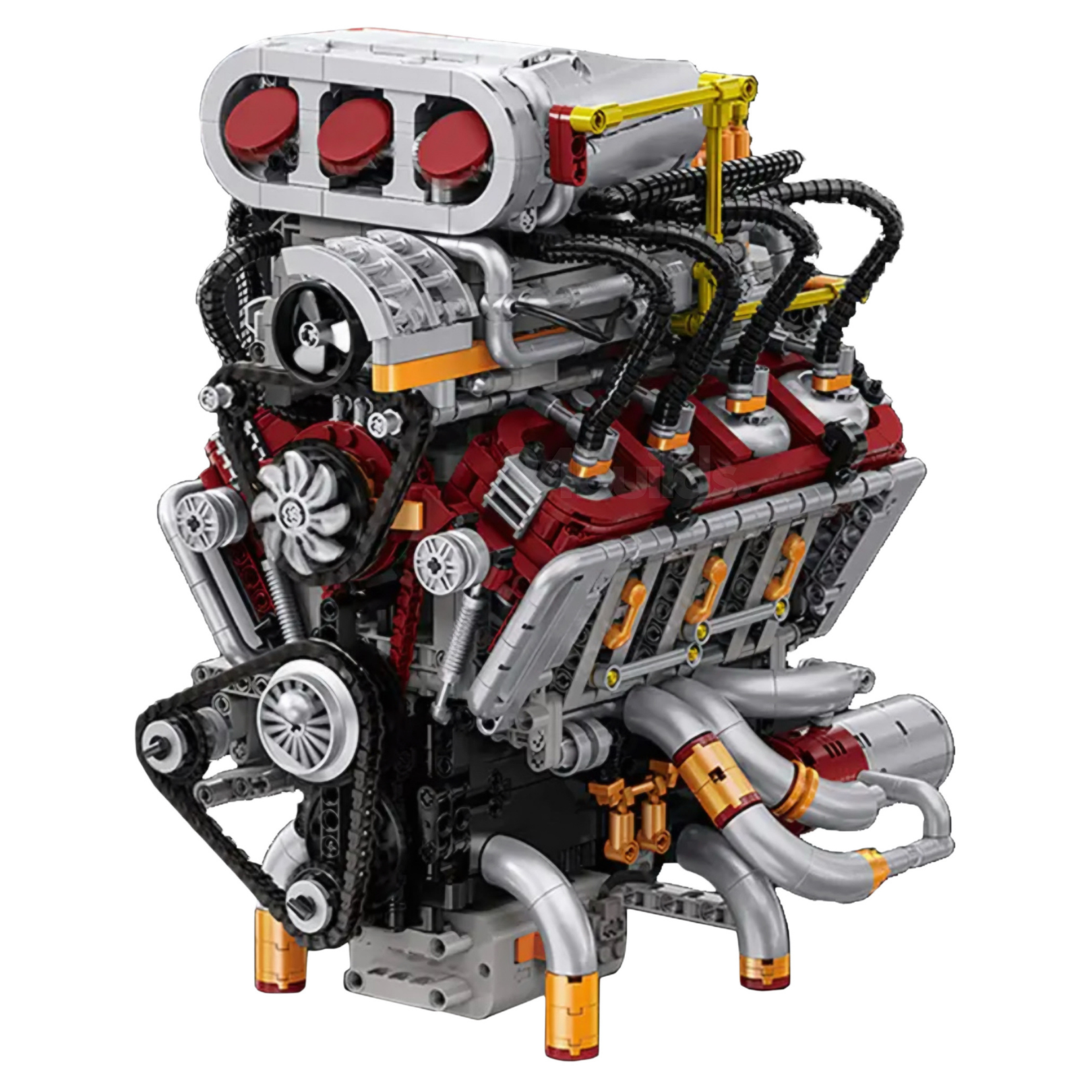 Aufgeladener amerikanischer V8-Motor | 2348 Stück