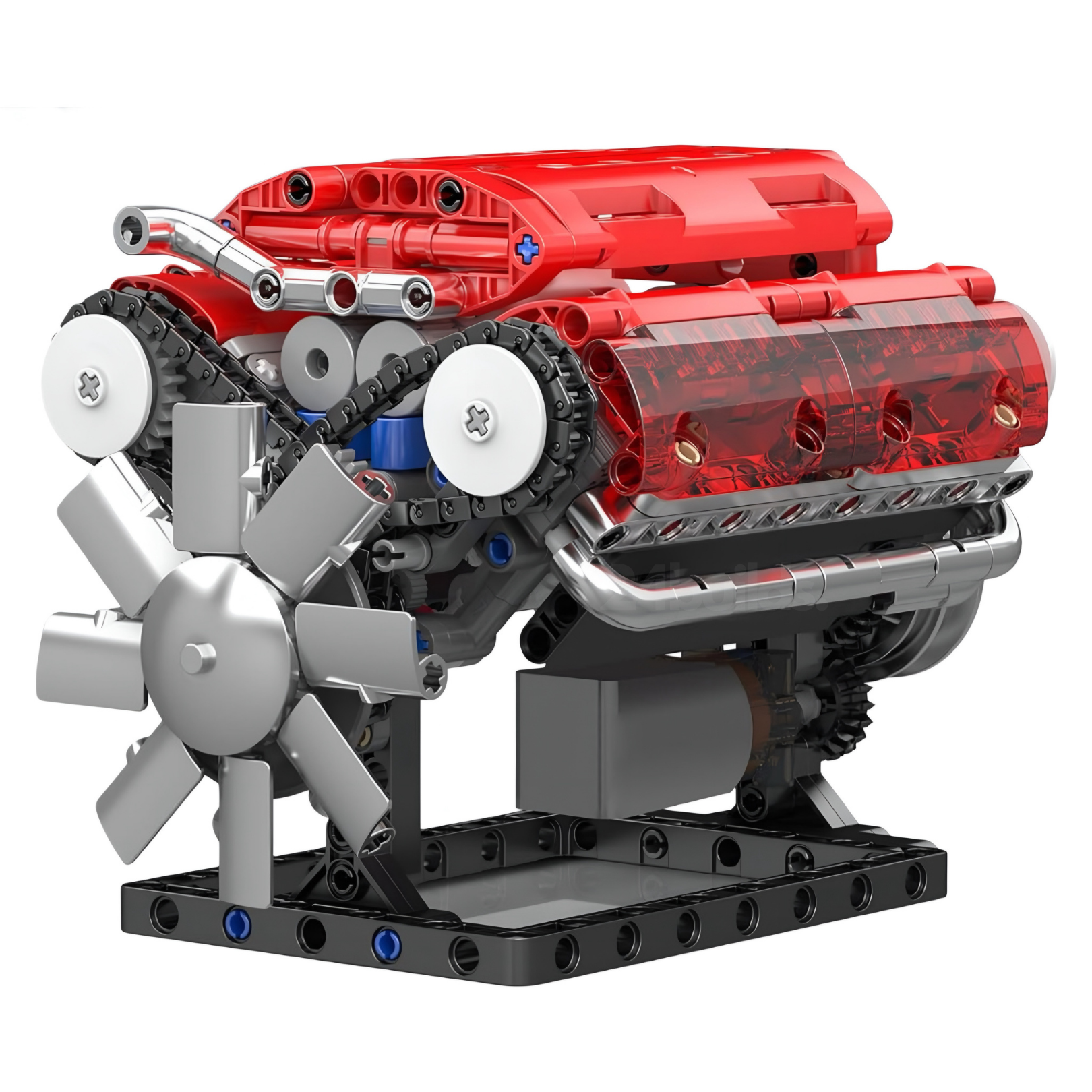 Motorisierter Red Edition V8-Motor | 534 Stück