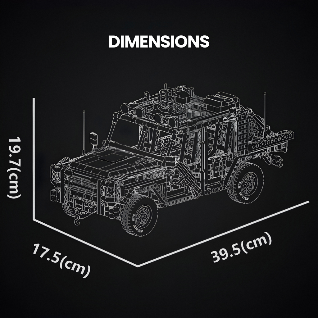 Ferngesteuerter taktischer Offroader | 1578 Stück
