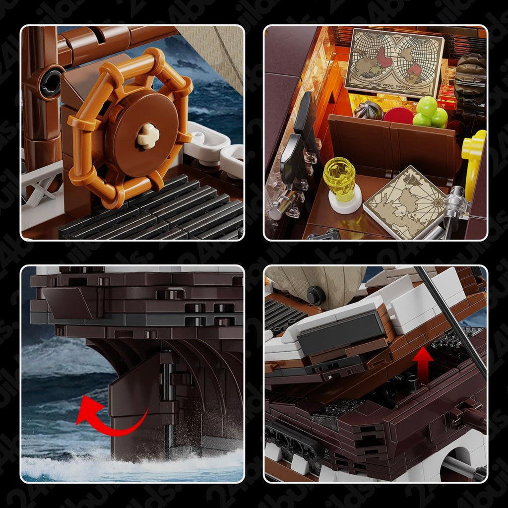 Mayflower Piratenschiff | 2076 Stück