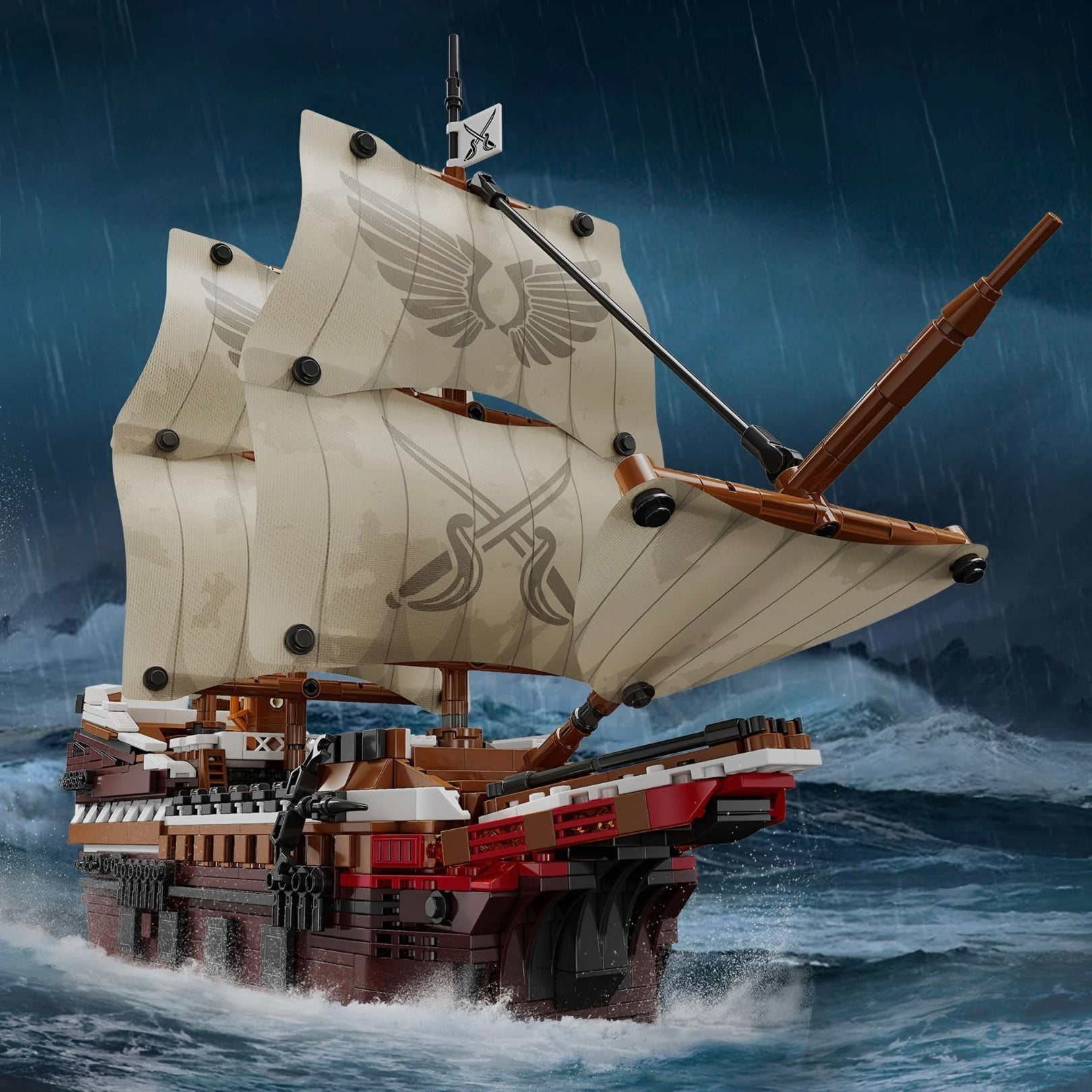 Mayflower Piratenschiff | 2076 Stück