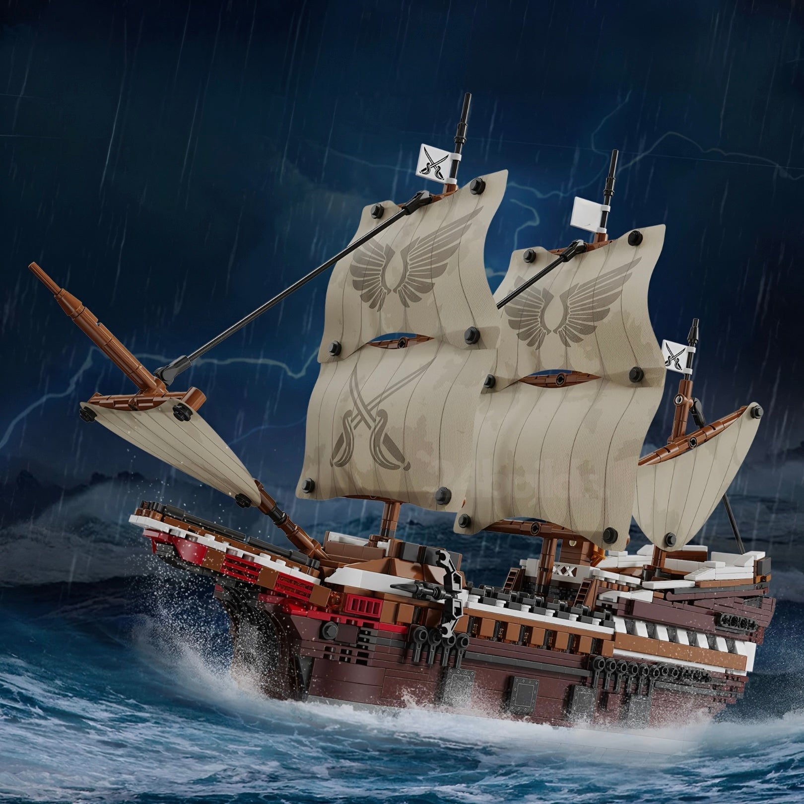 Mayflower Piratenschiff | 2076 Stück