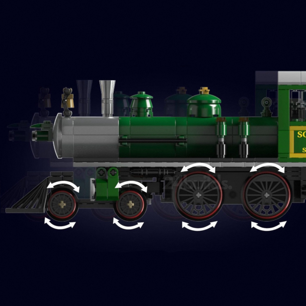 Ferngesteuerte Süddampflokomotive | 1214 Stück