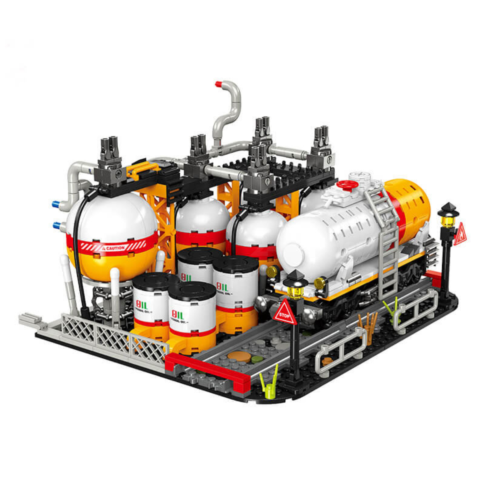 Industrieölraffineriekomplex | 2142 Stück