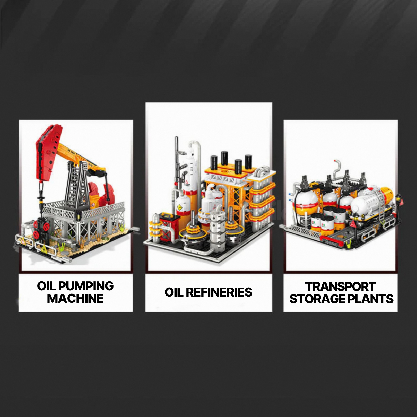 Industrieölraffineriekomplex | 2142 Stück
