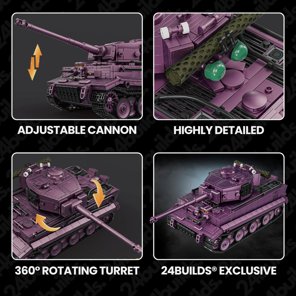 Purple Edition deutscher schwerer Panzer | 1678 Stück