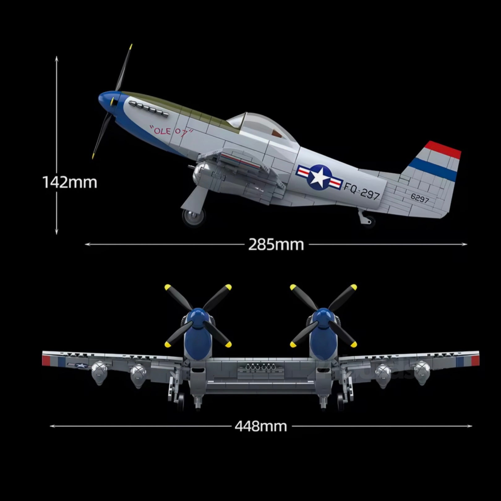 Nordamerikanischer F-82 Twin Mustang | 1108 Stück