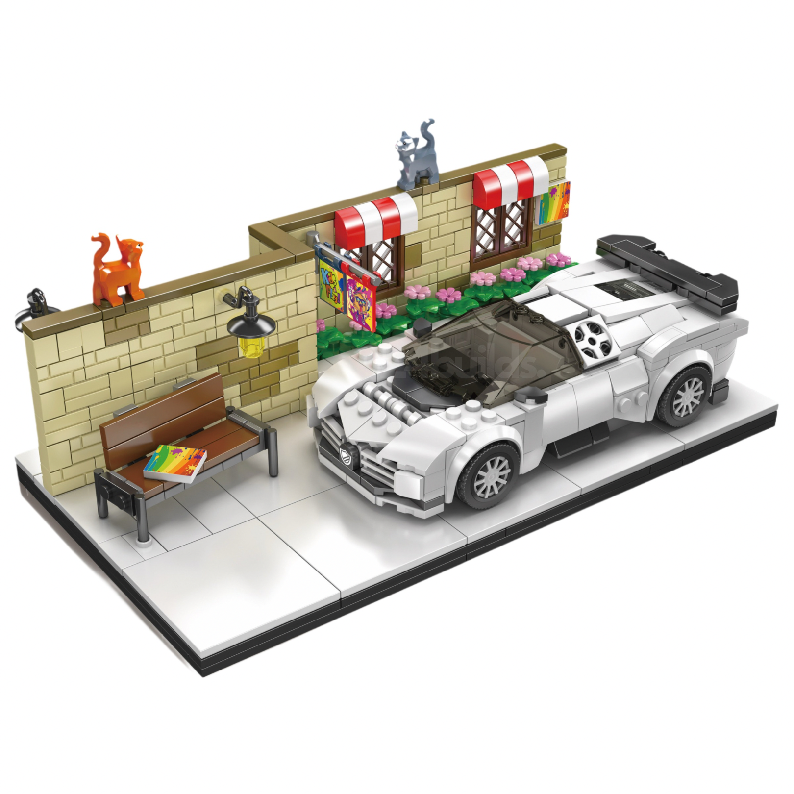 Französische Hypercar-Straßenszene | 592 Stück