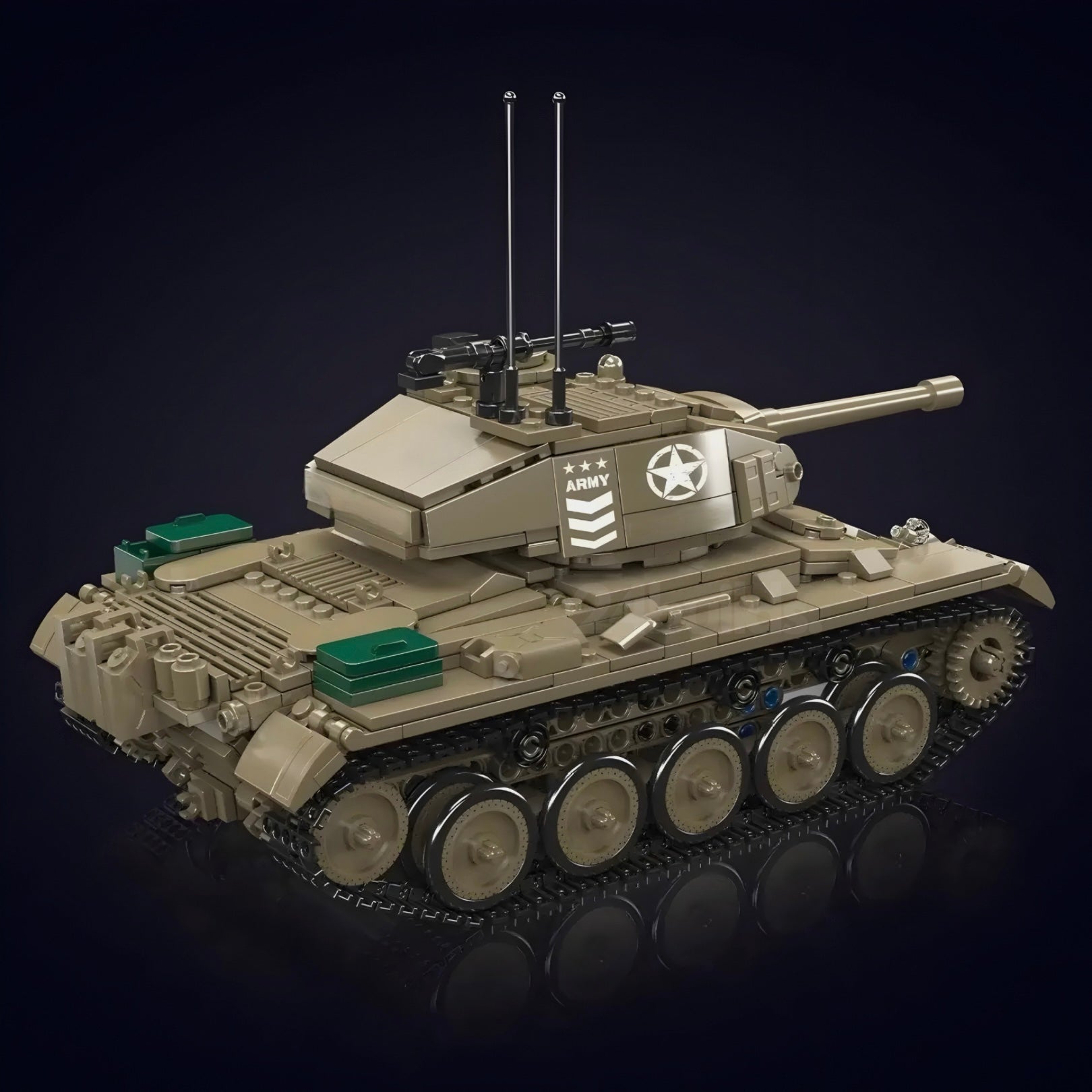 Ferngesteuerter M24 Chaffee Tank | 932 Stück
