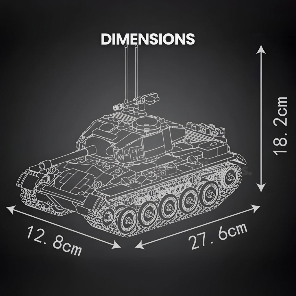 Ferngesteuerter M24 Chaffee Tank | 932 Stück