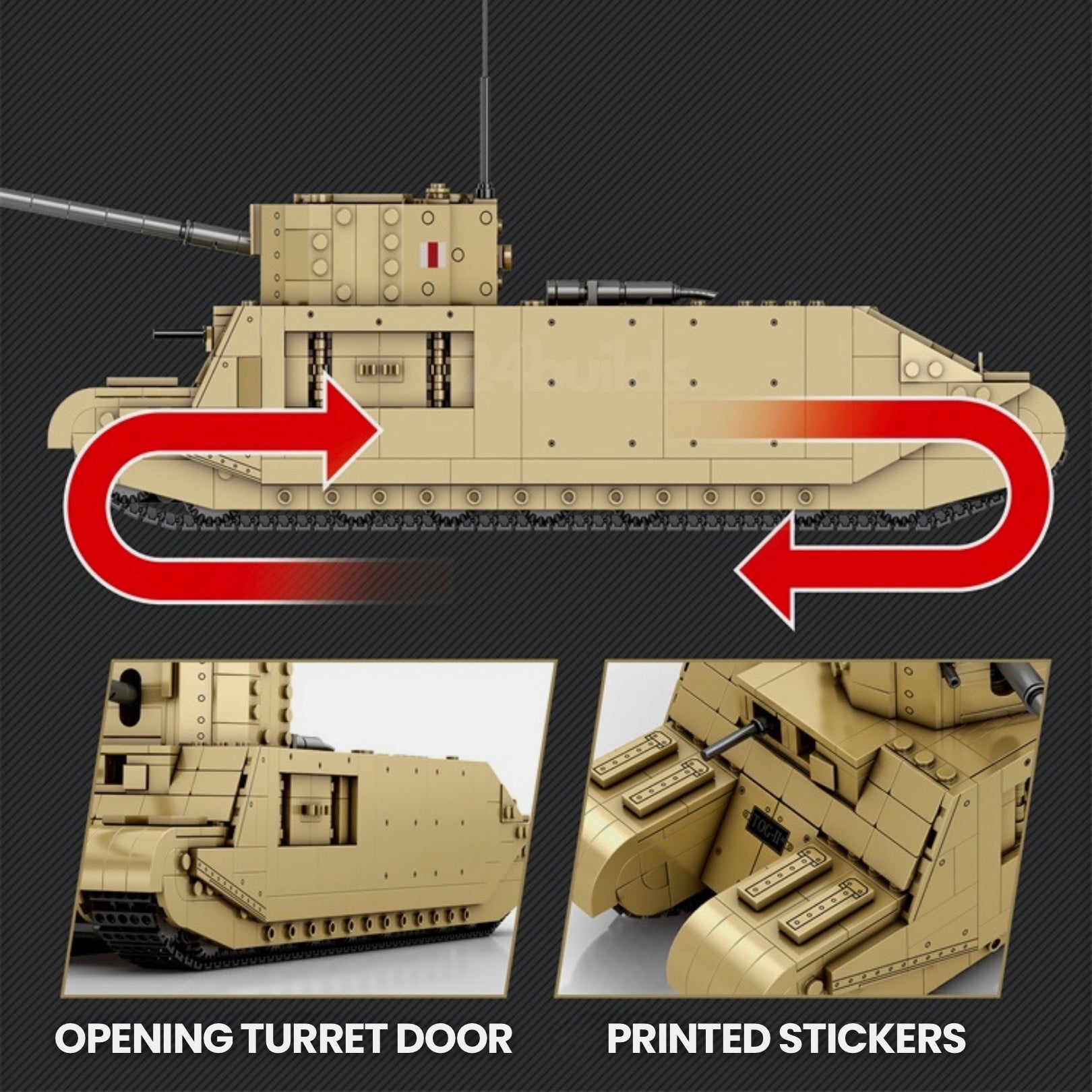 TOG II Behemoth-Panzer | 1426 Stück