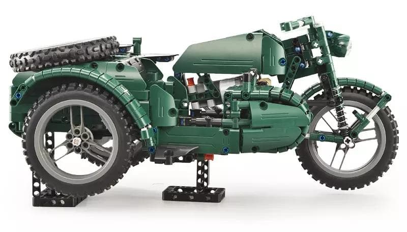 Ferngesteuertes Beiwagen-Motorrad | 629 Stück