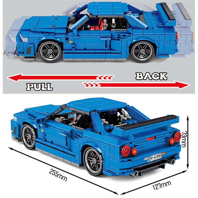 Godzilla R34 GT-R | 833 Stück