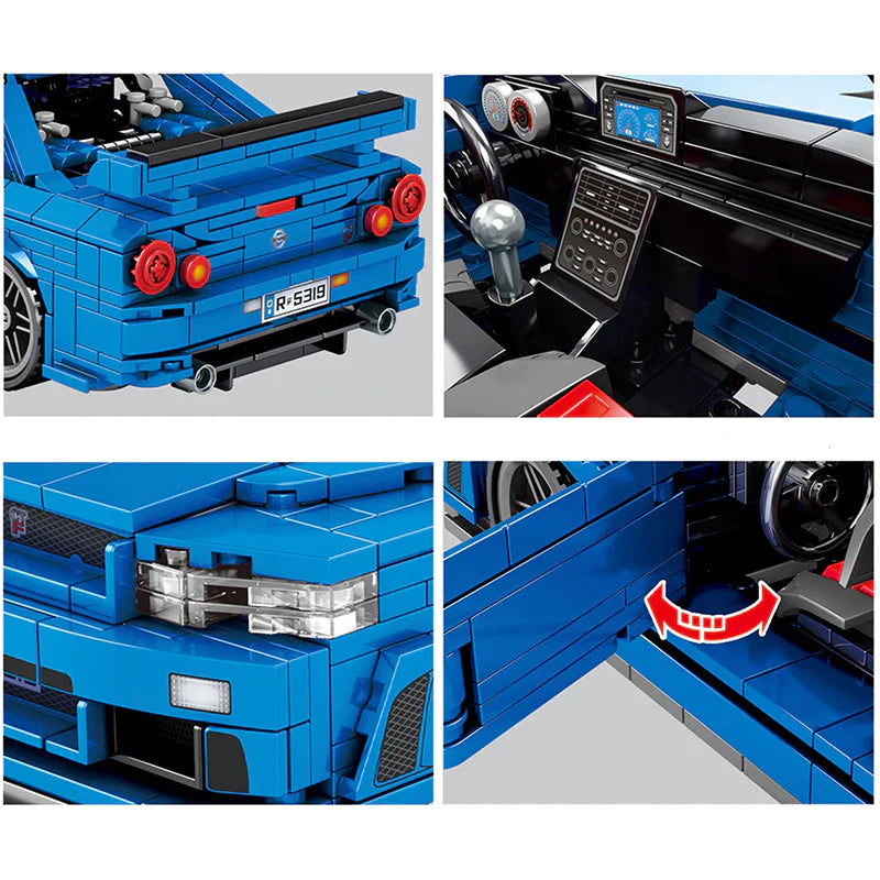 Godzilla R34 GT-R | 833 Stück